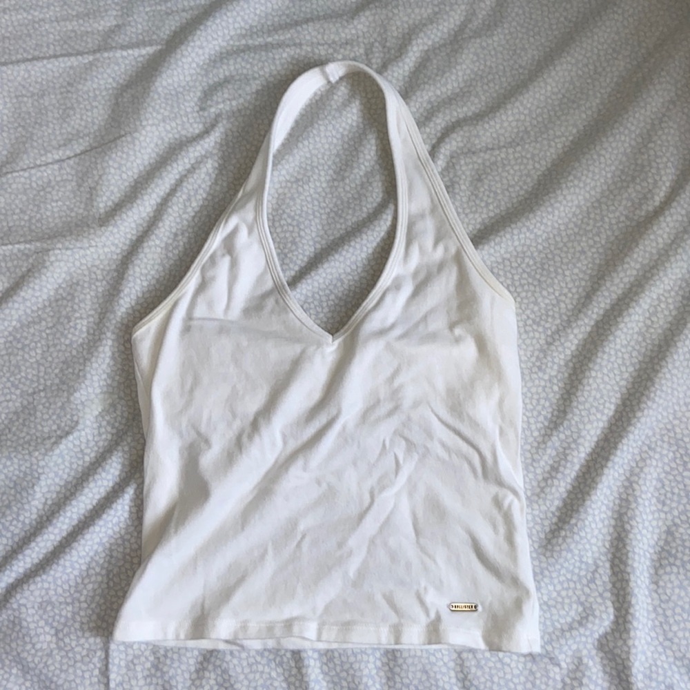 white halter top